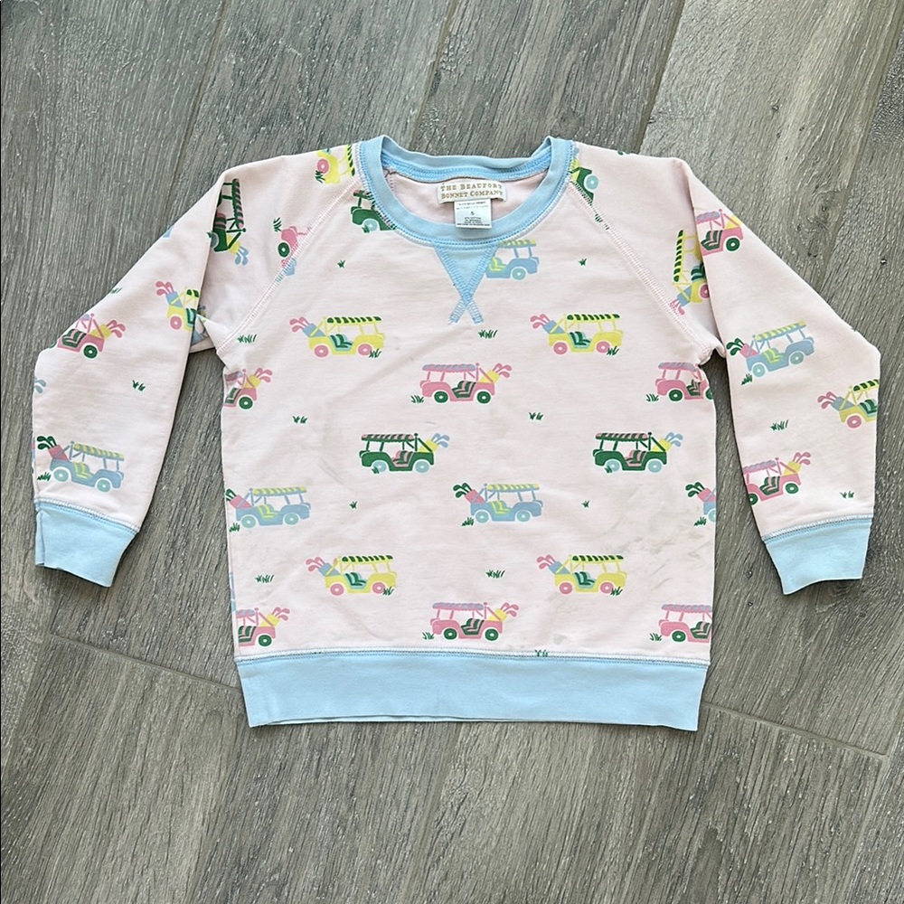 The Beaufort Bonnet Company Golf Cart Crewneck - Get Masters-ready!